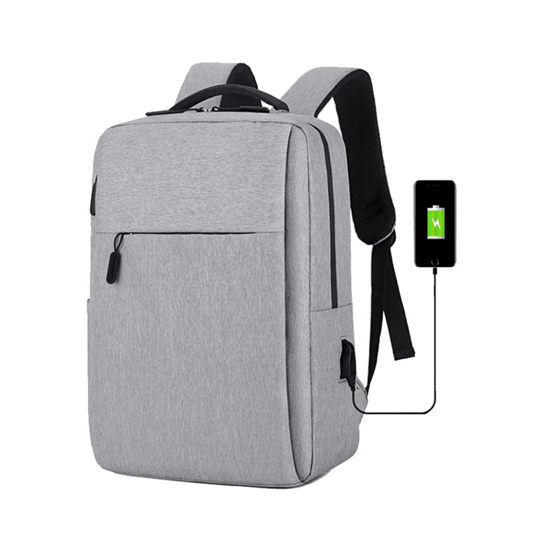 Laptop Backpack with USB Charging Port, Waterproof & Anti-Theft, Large Capacity for Macbook, Lenovo, HP, Dell – Travel-Friendly Multi-Pocket Design