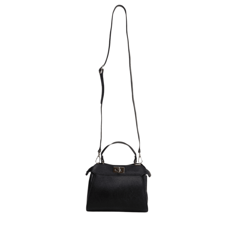 Abant Mini Crossbody – Premium Genuine Leather Handbag in Black by HappyNear Exclusive