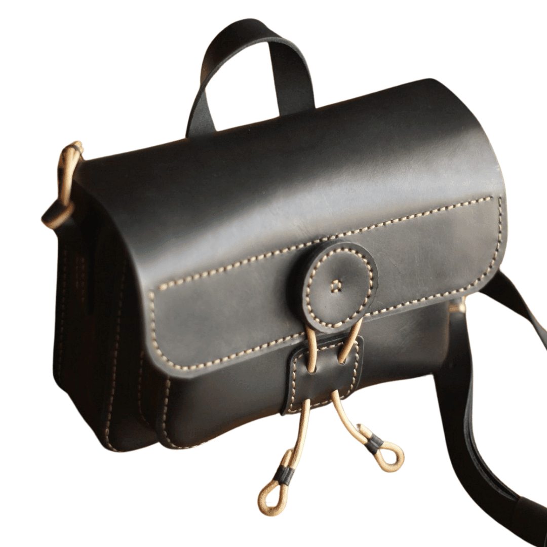 Bodrum Heritage Box Bag – Premium Leather Handbag by HappyNear Exclusive