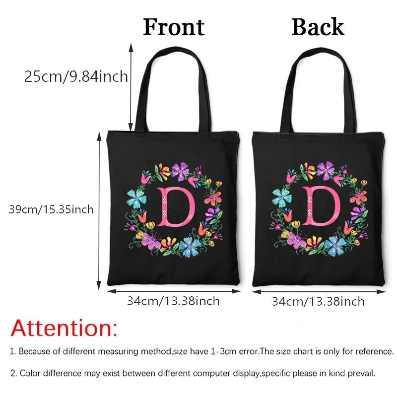 Personalized Tote Bag | Custom Logo or Text Shopping, Trip Tote Bag | Custom Name Wedding Gift | Custom Goodie Bag Girls