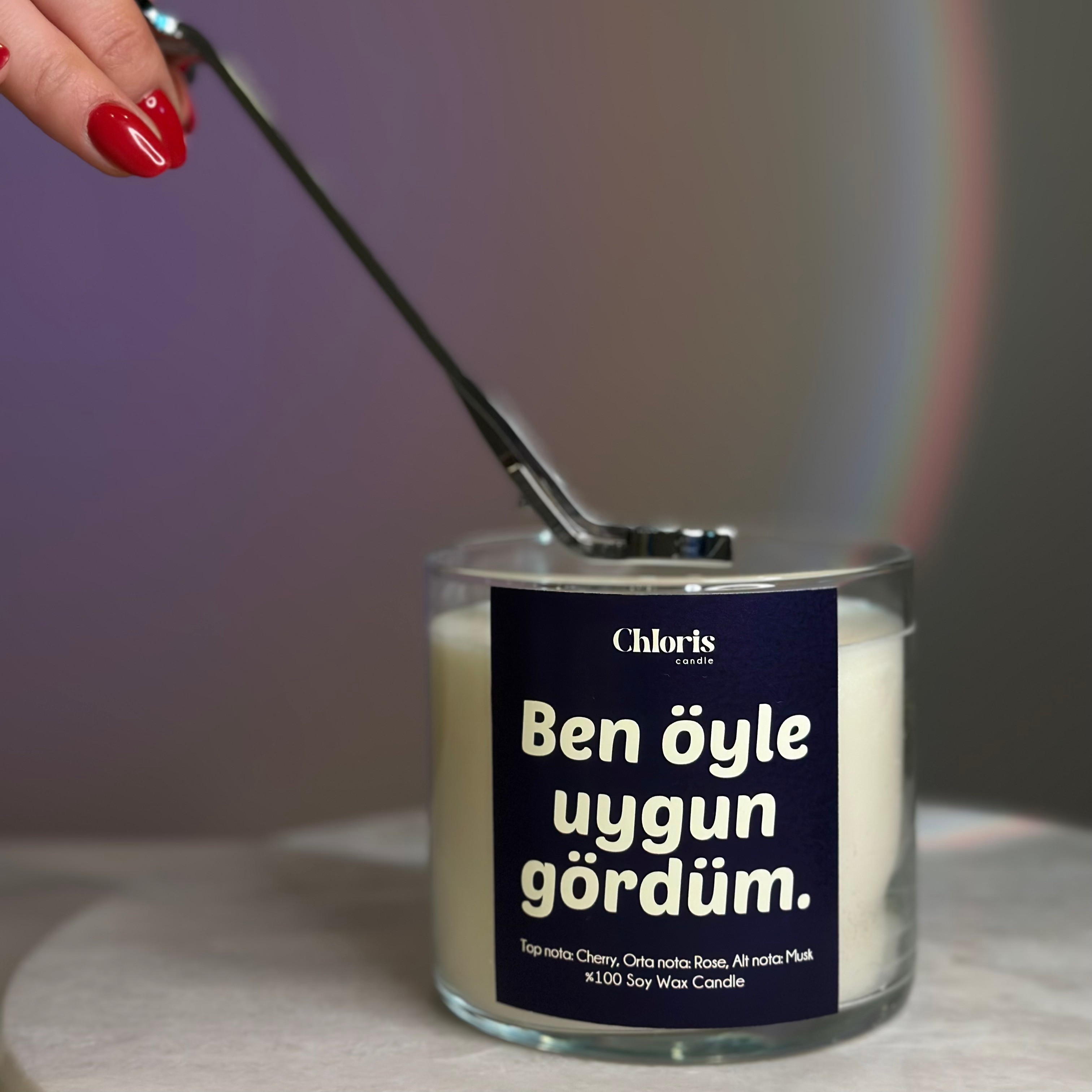 Ben Öyle Uygun Gördüm Kokulu Mum, Dekoratif Mum, Soya Wax Mum, Dekorasyon