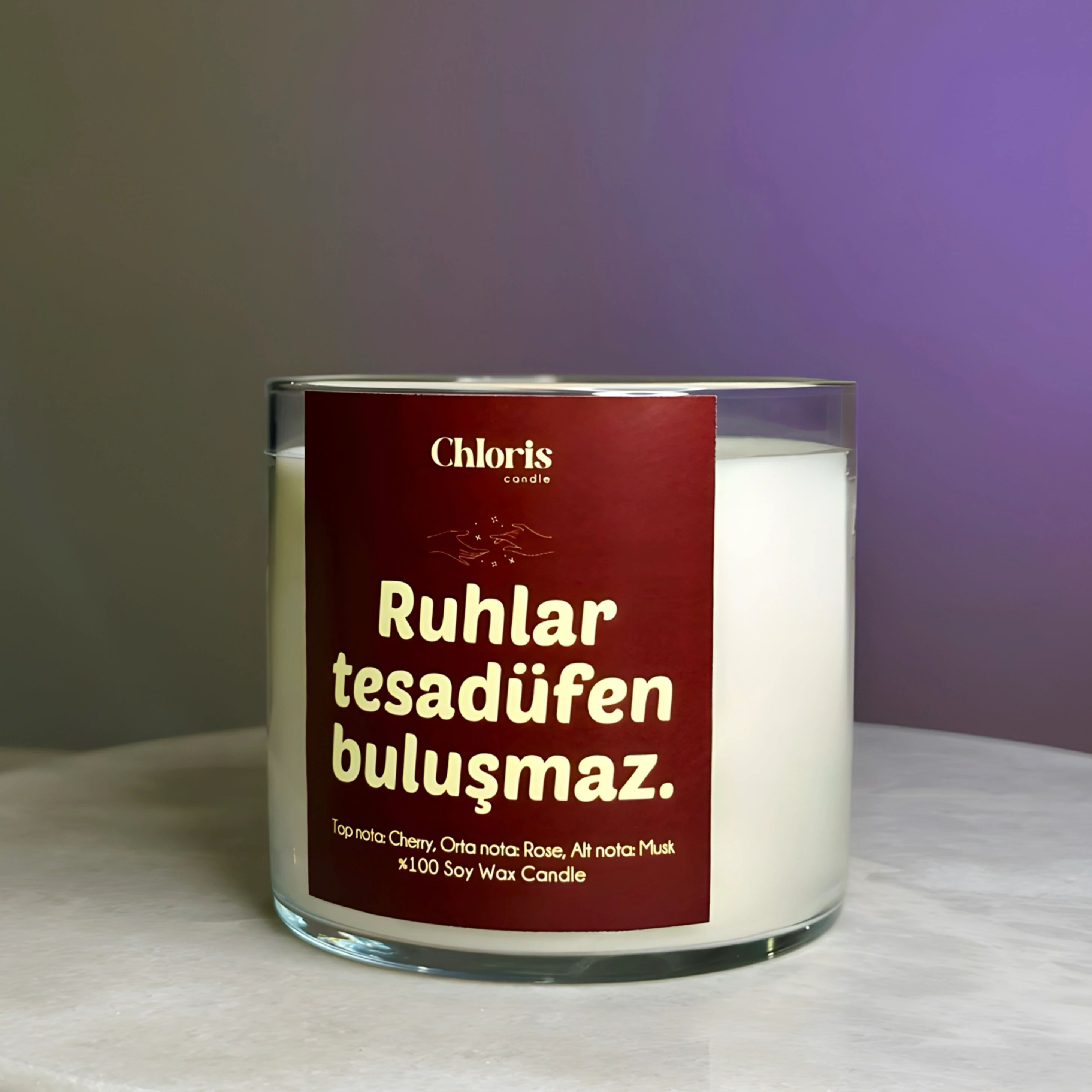 Ruhlar Tesadüfen Buluşmaz Kokulu Mum