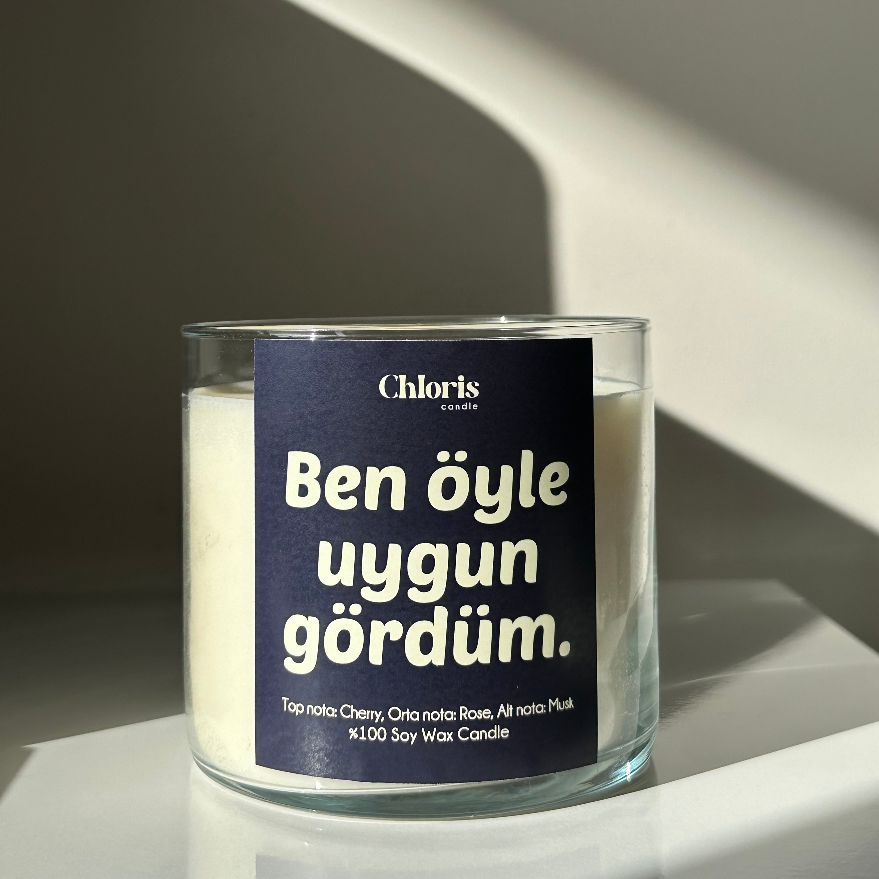 Ben Öyle Uygun Gördüm Kokulu Mum, Dekoratif Mum, Soya Wax Mum, Dekorasyon