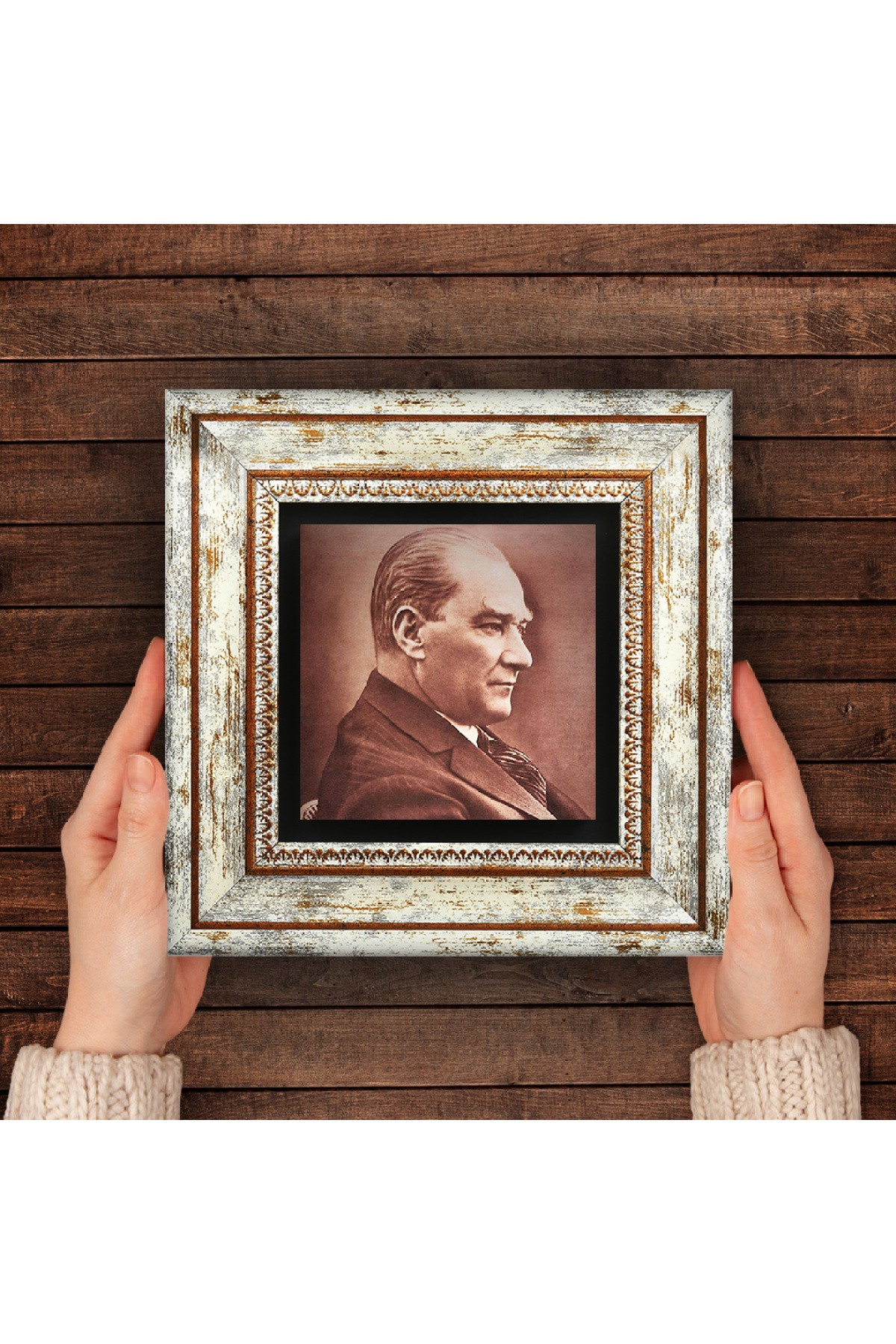 Ataturk Stone Wall Painting Framed Wall Decoration Wall Art