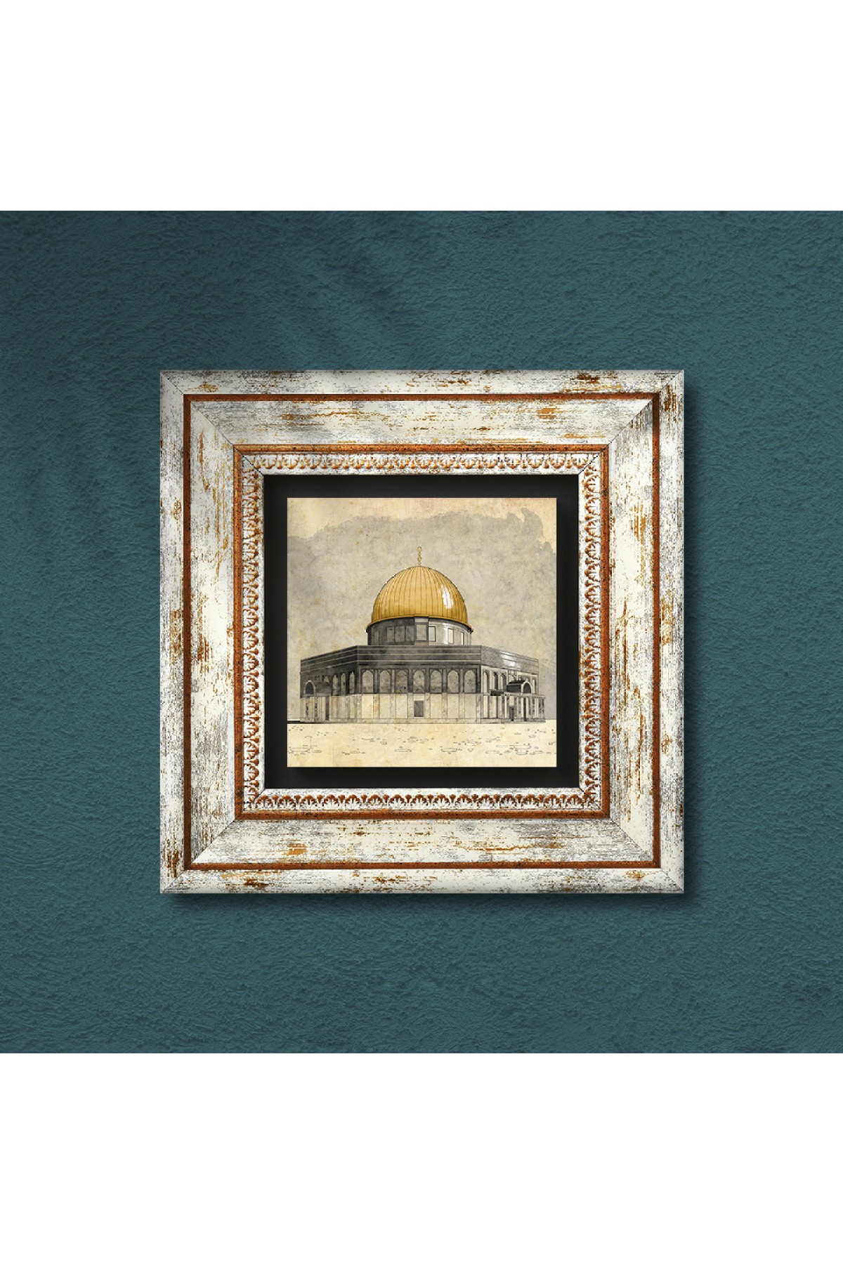 Masjid al-Aqsa Stone Wall Painting Framed Wall Decoration Wall Art