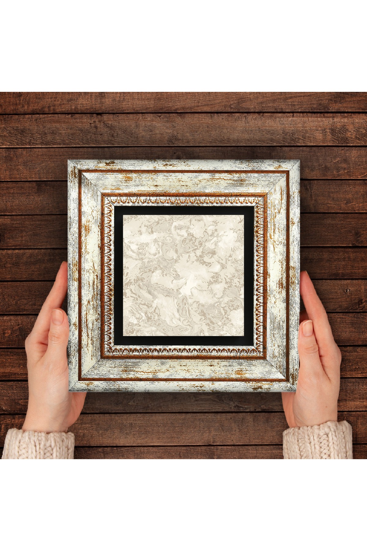 Pattern Stone Wall Painting Framed Wall Decor Wall Art