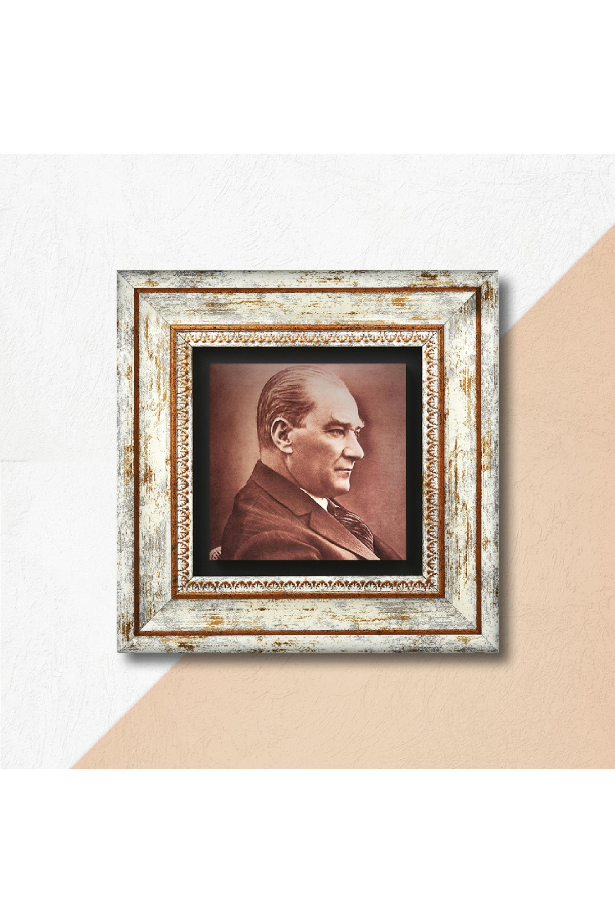 Ataturk Stone Wall Painting Framed Wall Decoration Wall Art