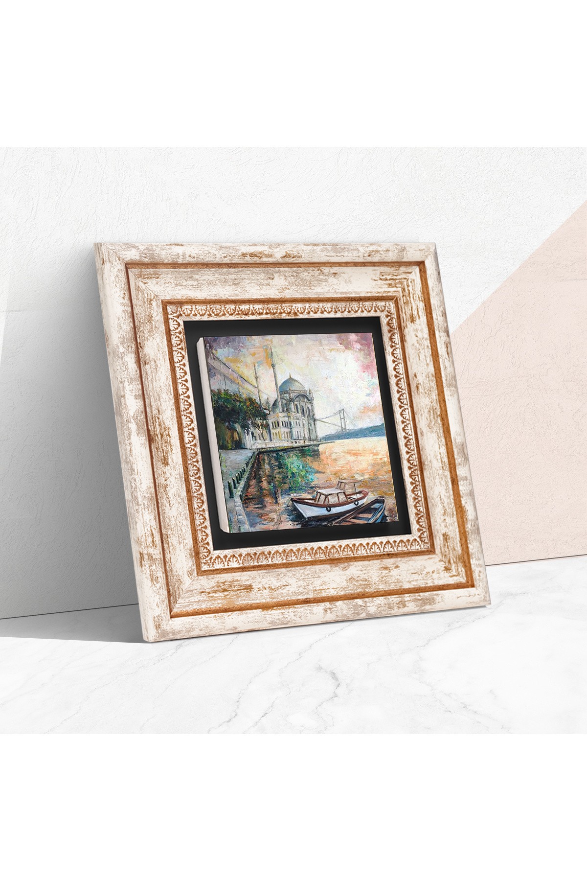 Istanbul Ortakoy Stone Wall Painting Framed Wall Decoration Wall Art