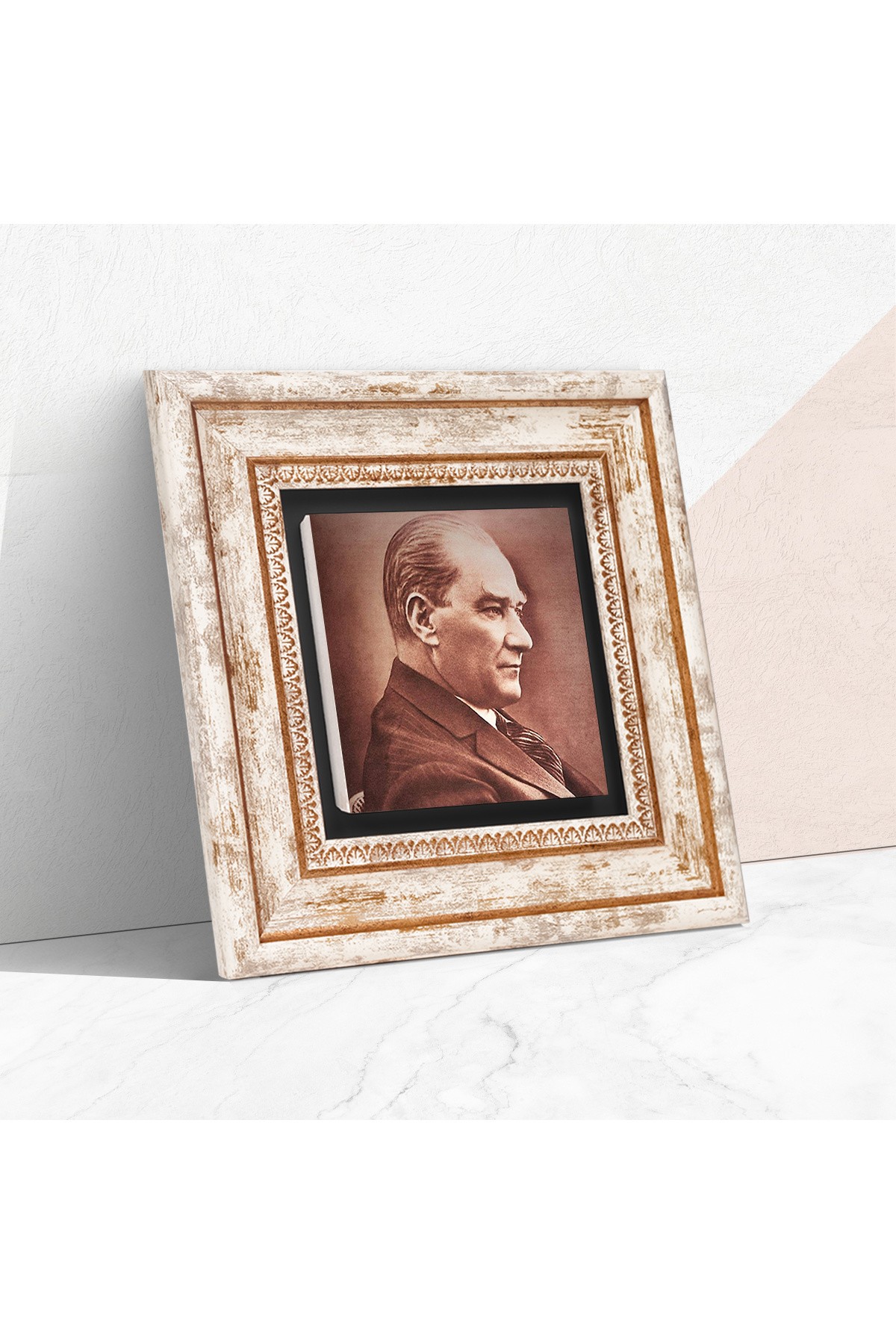 Ataturk Stone Wall Painting Framed Wall Decoration Wall Art