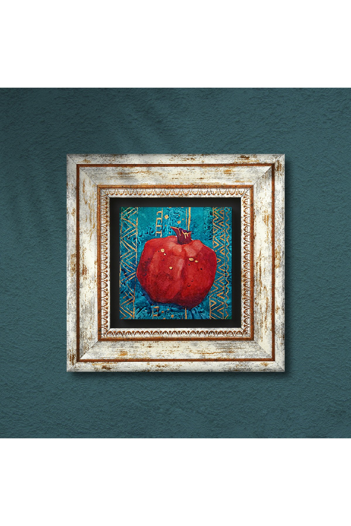 Pomegranate Stone Wall Painting Framed Wall Decoration Wall Art