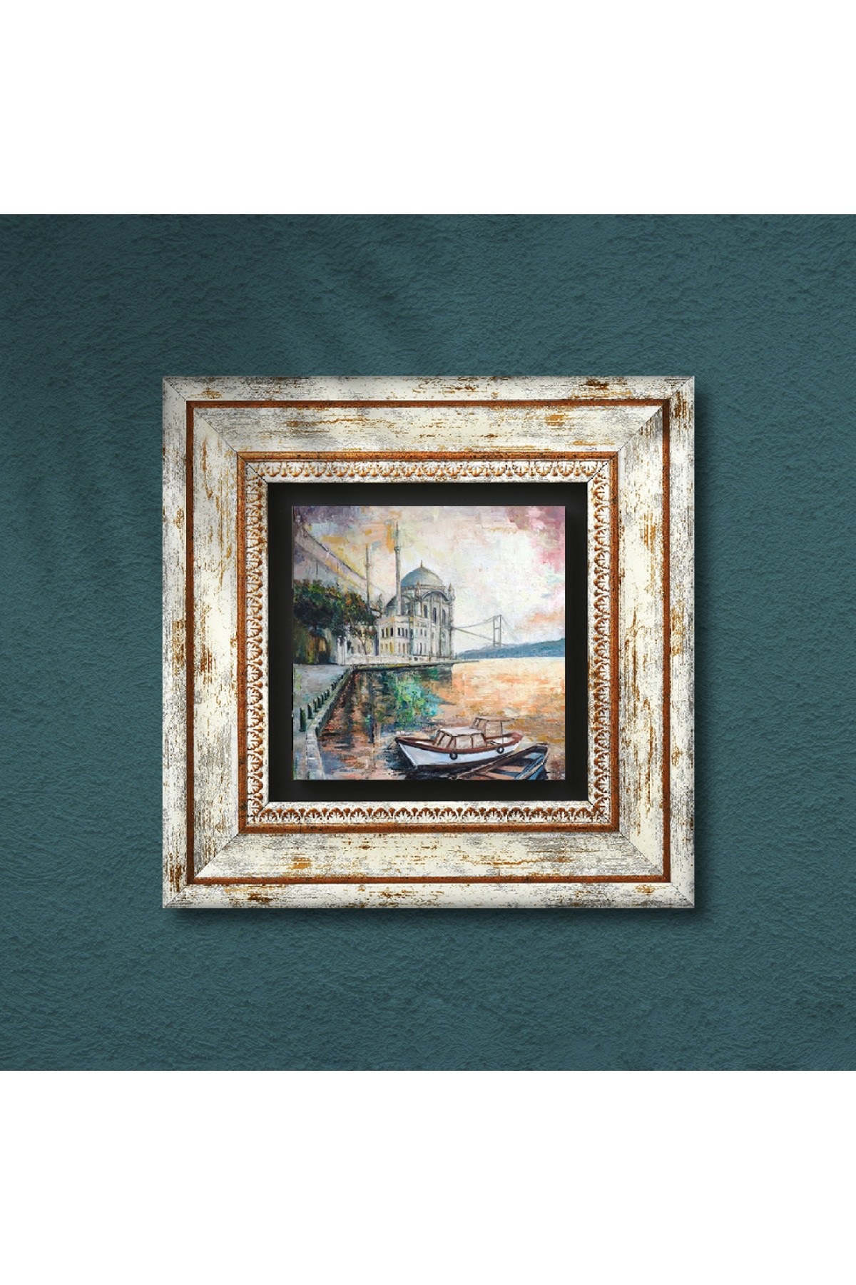 Istanbul Ortakoy Stone Wall Painting Framed Wall Decoration Wall Art