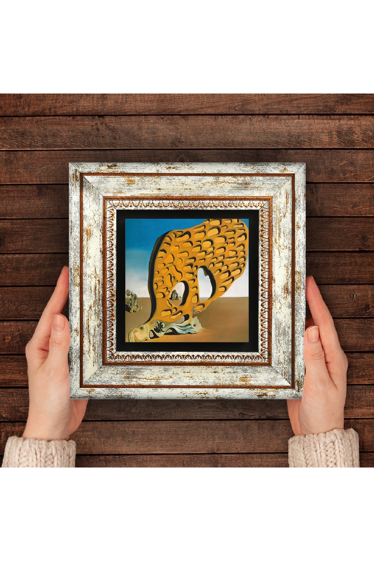 Salvador Dalí The Mystery of Desire Stone Wall Painting Framed Wall Decoration Wall Art