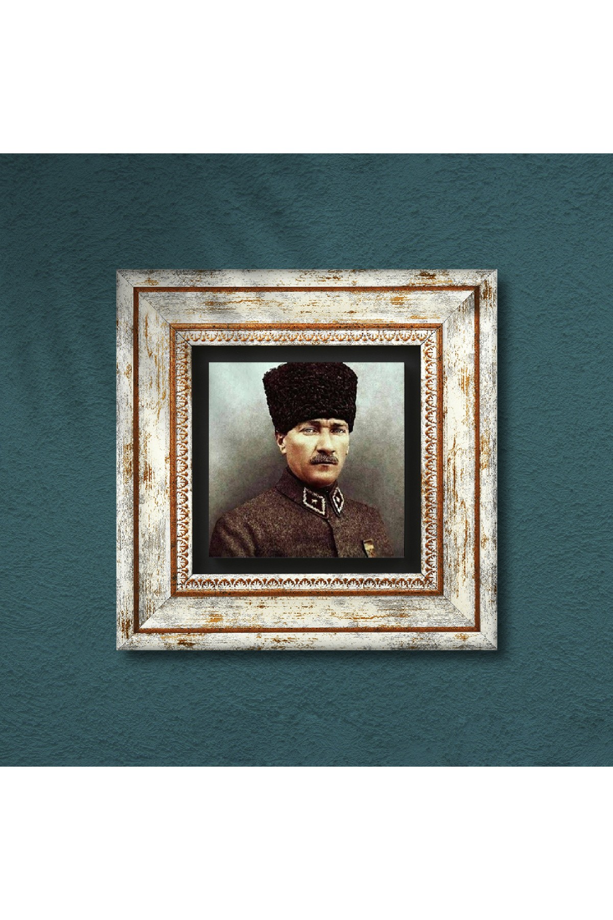 Ataturk Stone Wall Painting Framed Wall Decoration Wall Art