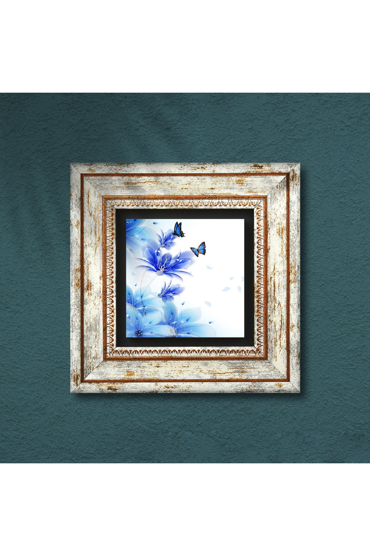 Butterfly's Dream Stone Wall Painting Framed Wall Decoration Wall Art