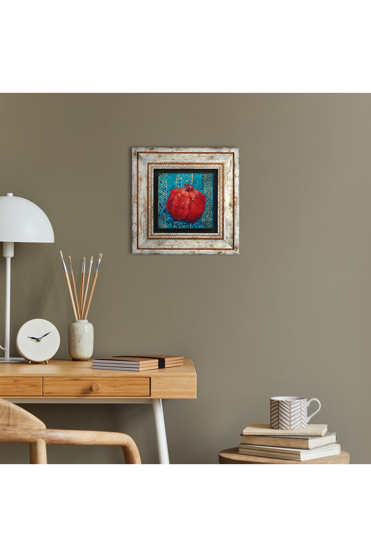 Pomegranate Stone Wall Painting Framed Wall Decoration Wall Art