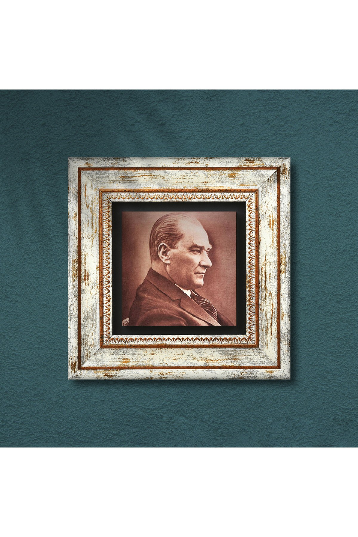 Ataturk Stone Wall Painting Framed Wall Decoration Wall Art