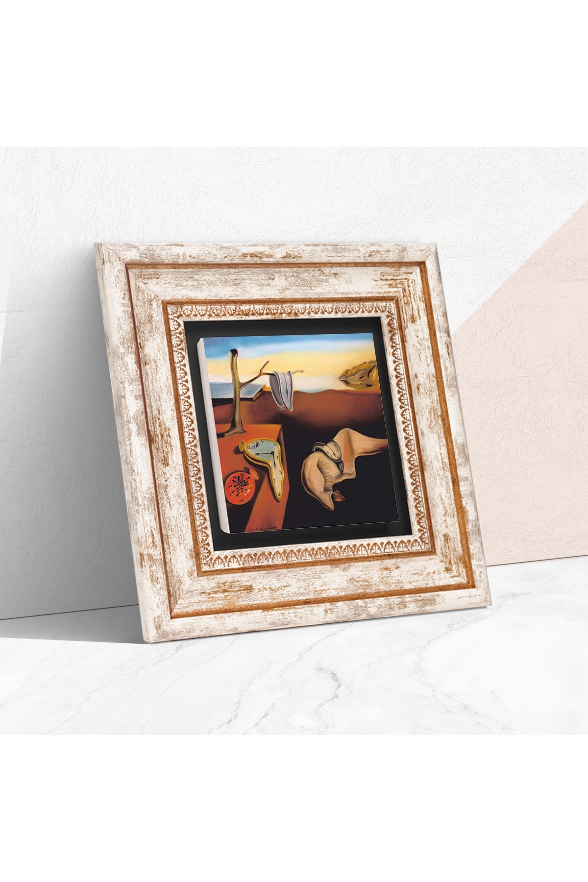 Salvador Dalí The Persistence of Memory Stone Wall Painting Framed Wall Decoration Wall Art