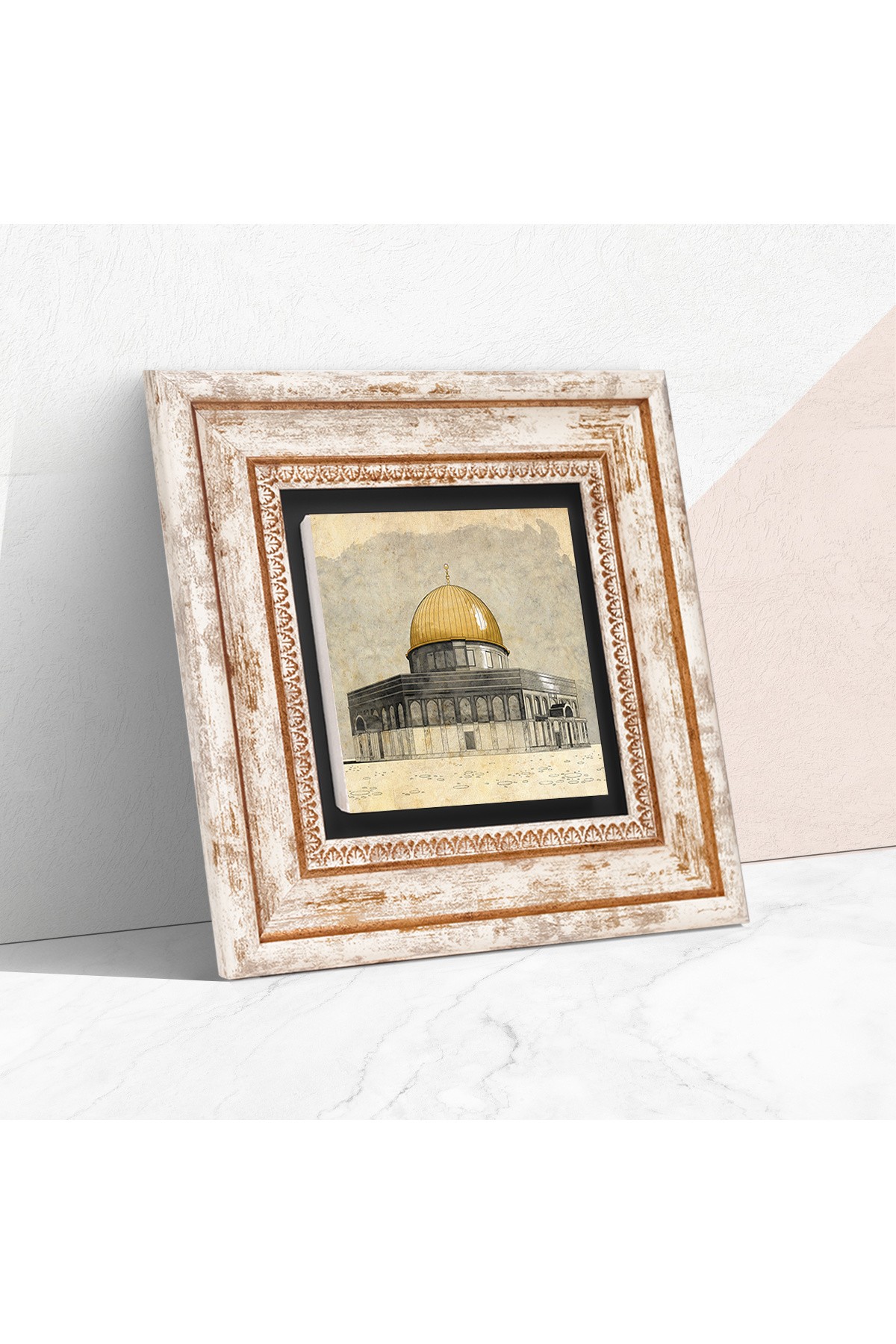 Masjid al-Aqsa Stone Wall Painting Framed Wall Decoration Wall Art