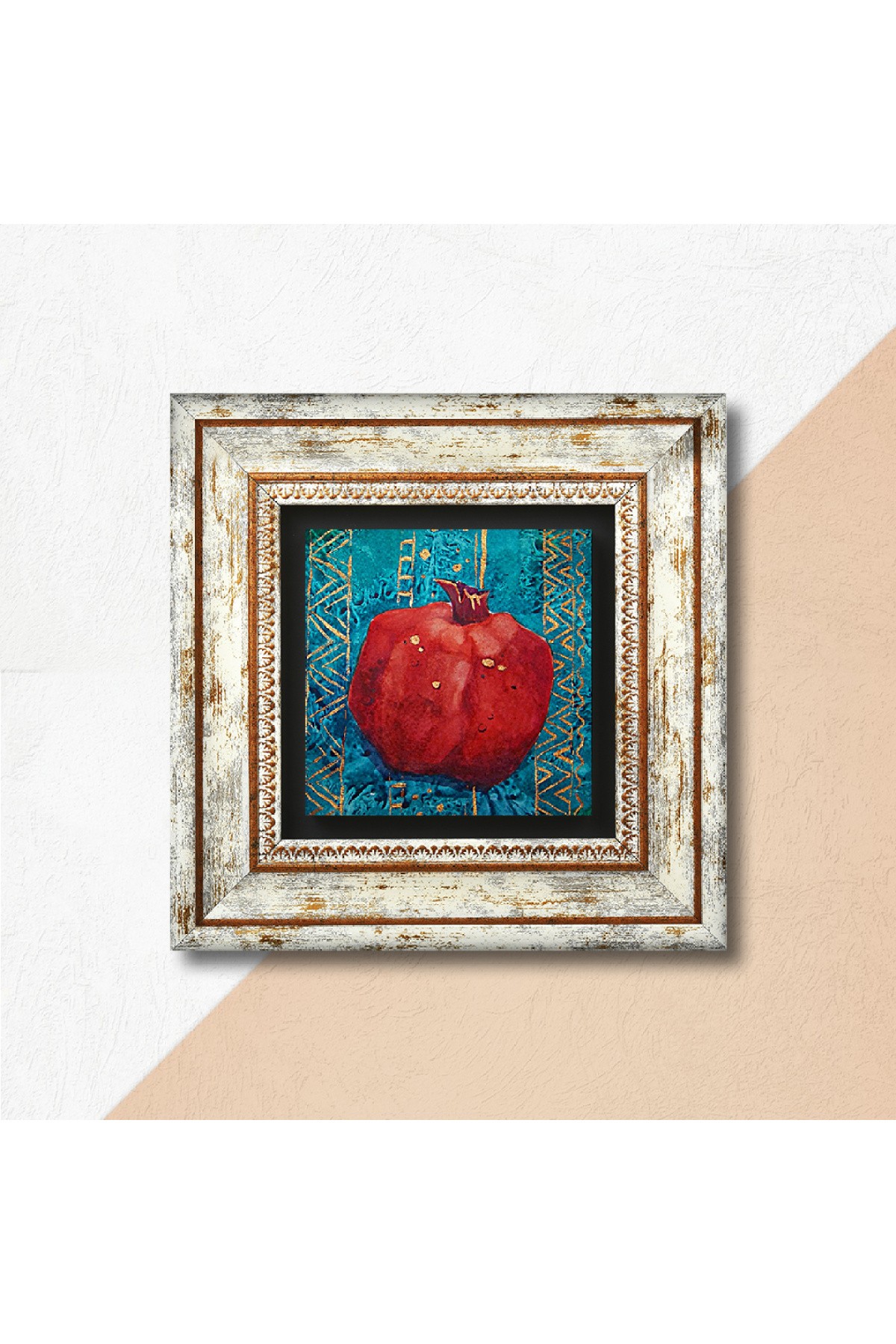 Pomegranate Stone Wall Painting Framed Wall Decoration Wall Art