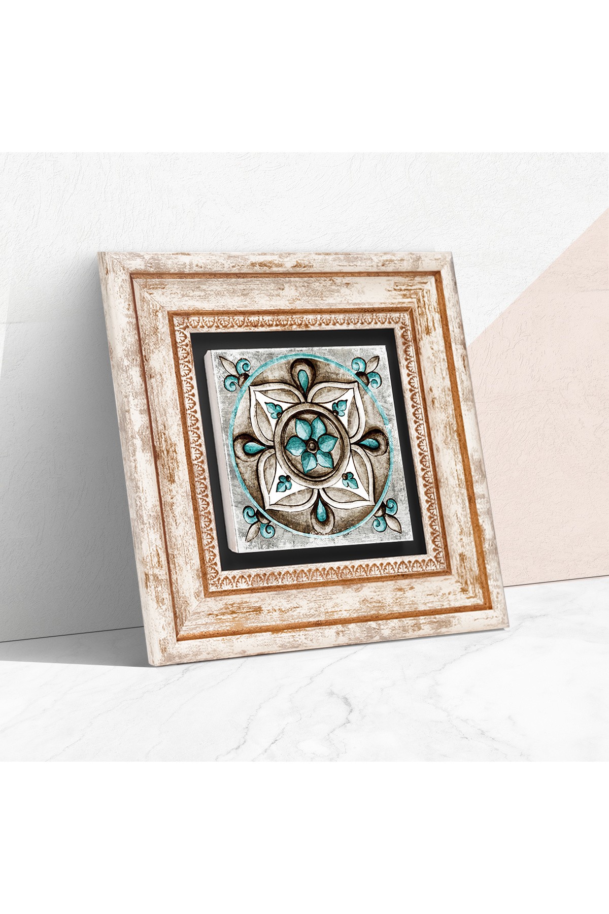 Tile Art Stone Wall Painting Framed Wall Decor Wall Art