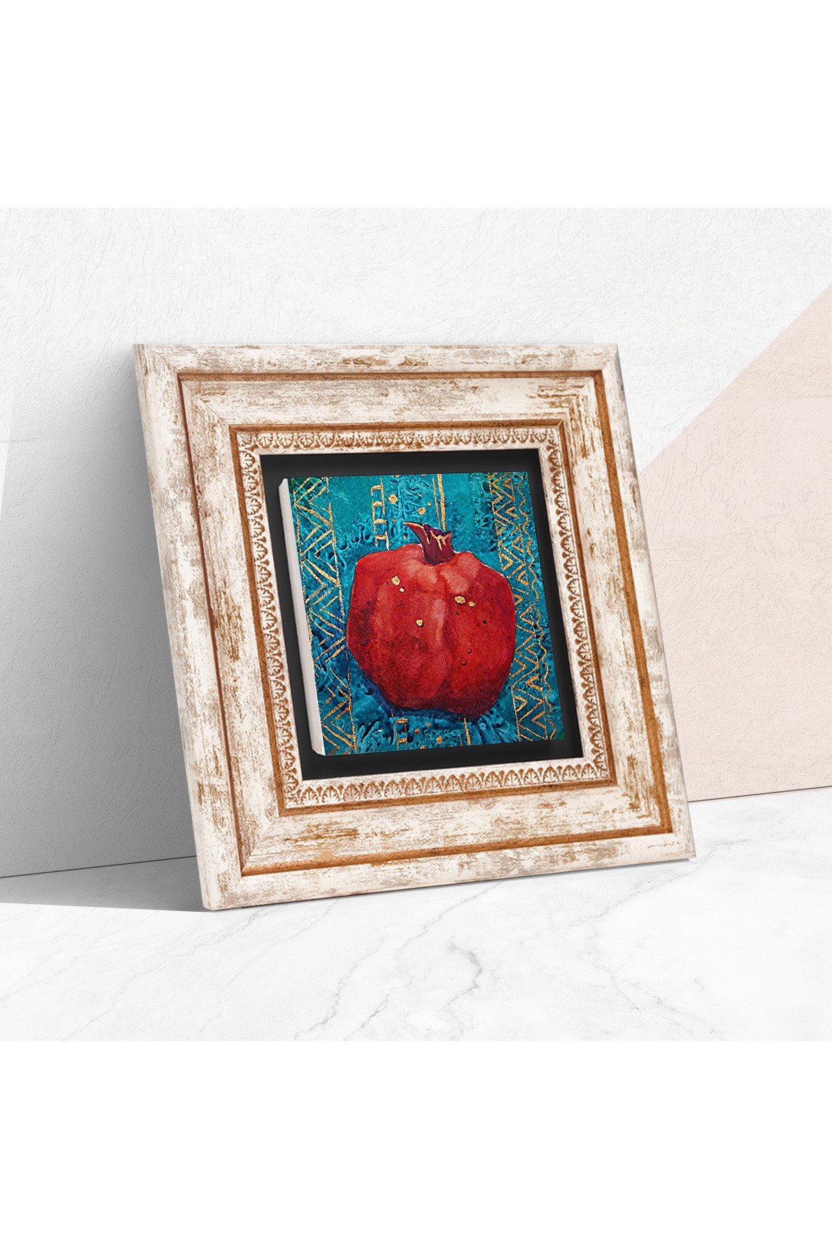 Pomegranate Stone Wall Painting Framed Wall Decoration Wall Art