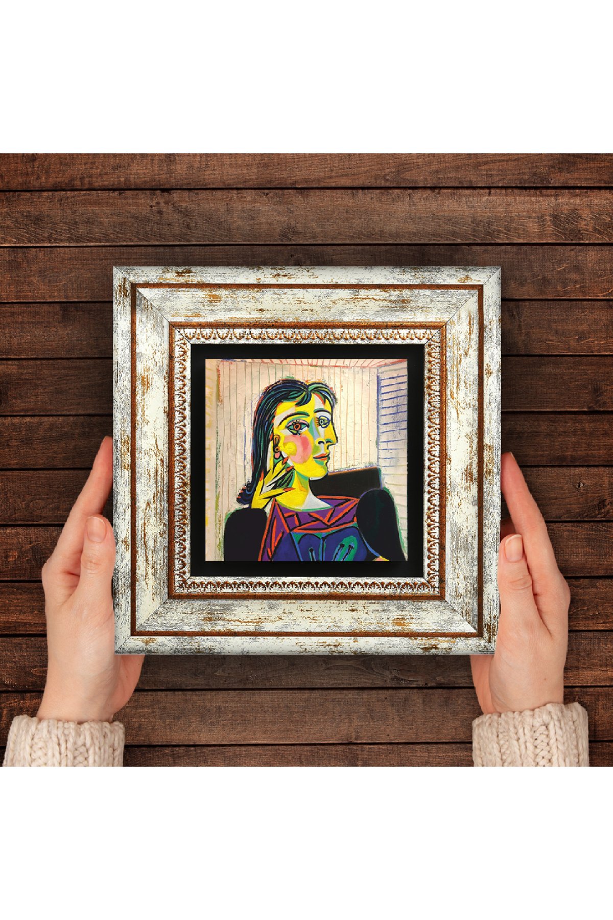 Picasso Portrait of Dora Maar Stone Wall Painting Framed Wall Decoration Wall Art