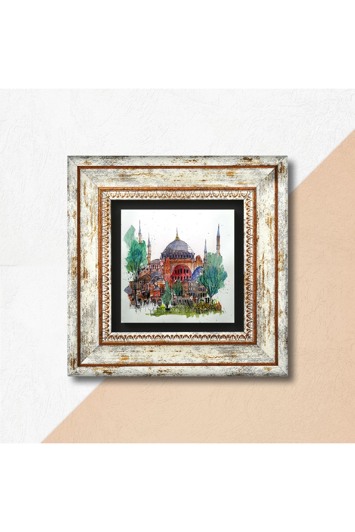 Istanbul Hagia Sophia Stone Wall Painting Framed Wall Decoration Wall Art