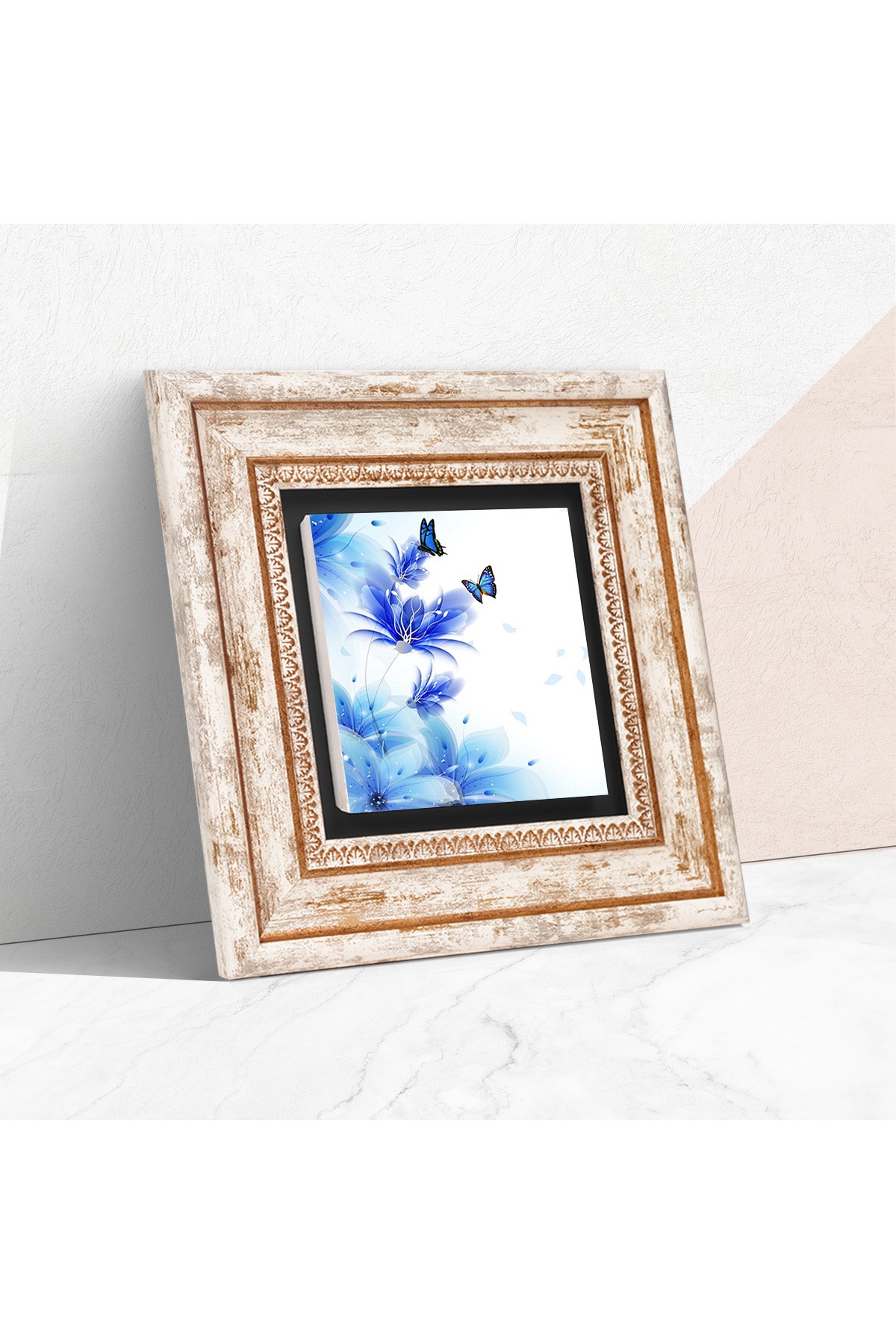 Butterfly's Dream Stone Wall Painting Framed Wall Decoration Wall Art