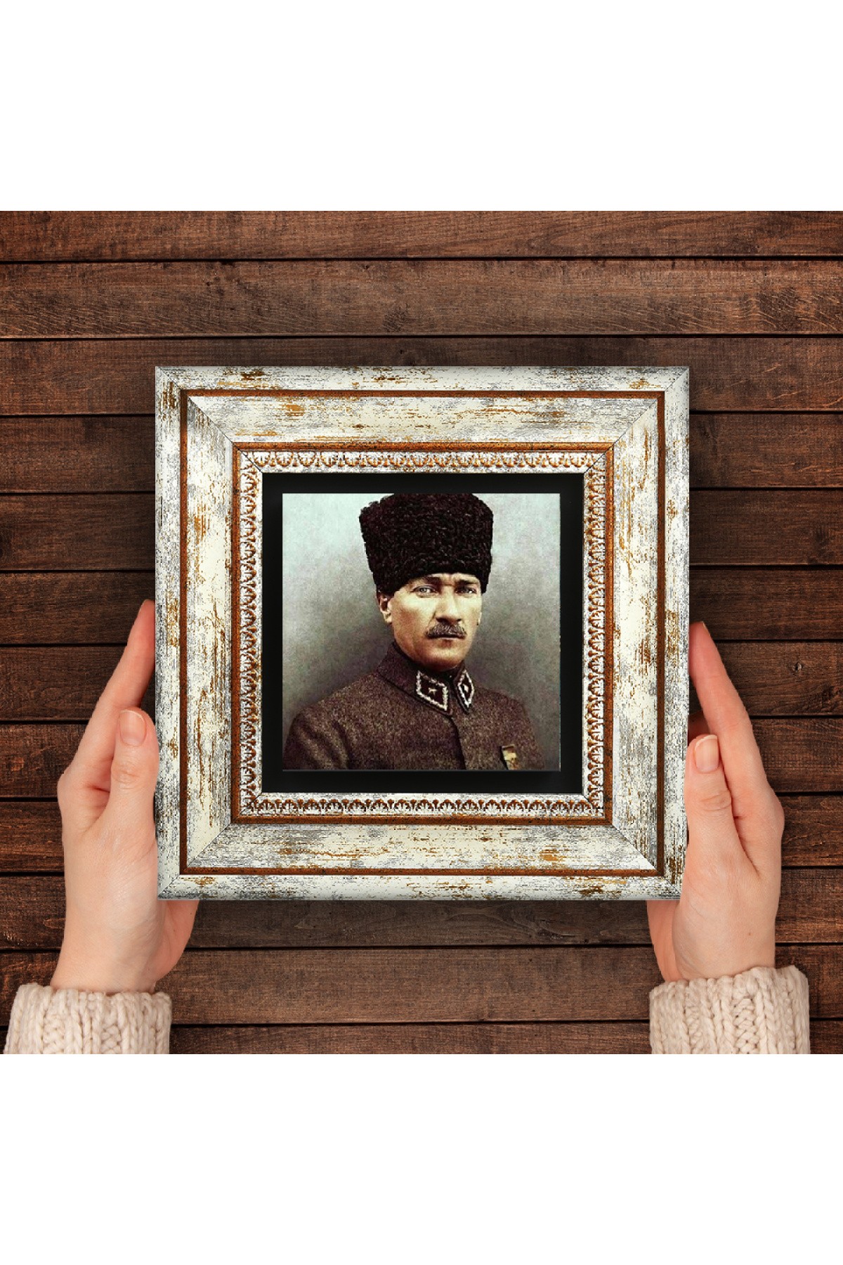 Ataturk Stone Wall Painting Framed Wall Decoration Wall Art