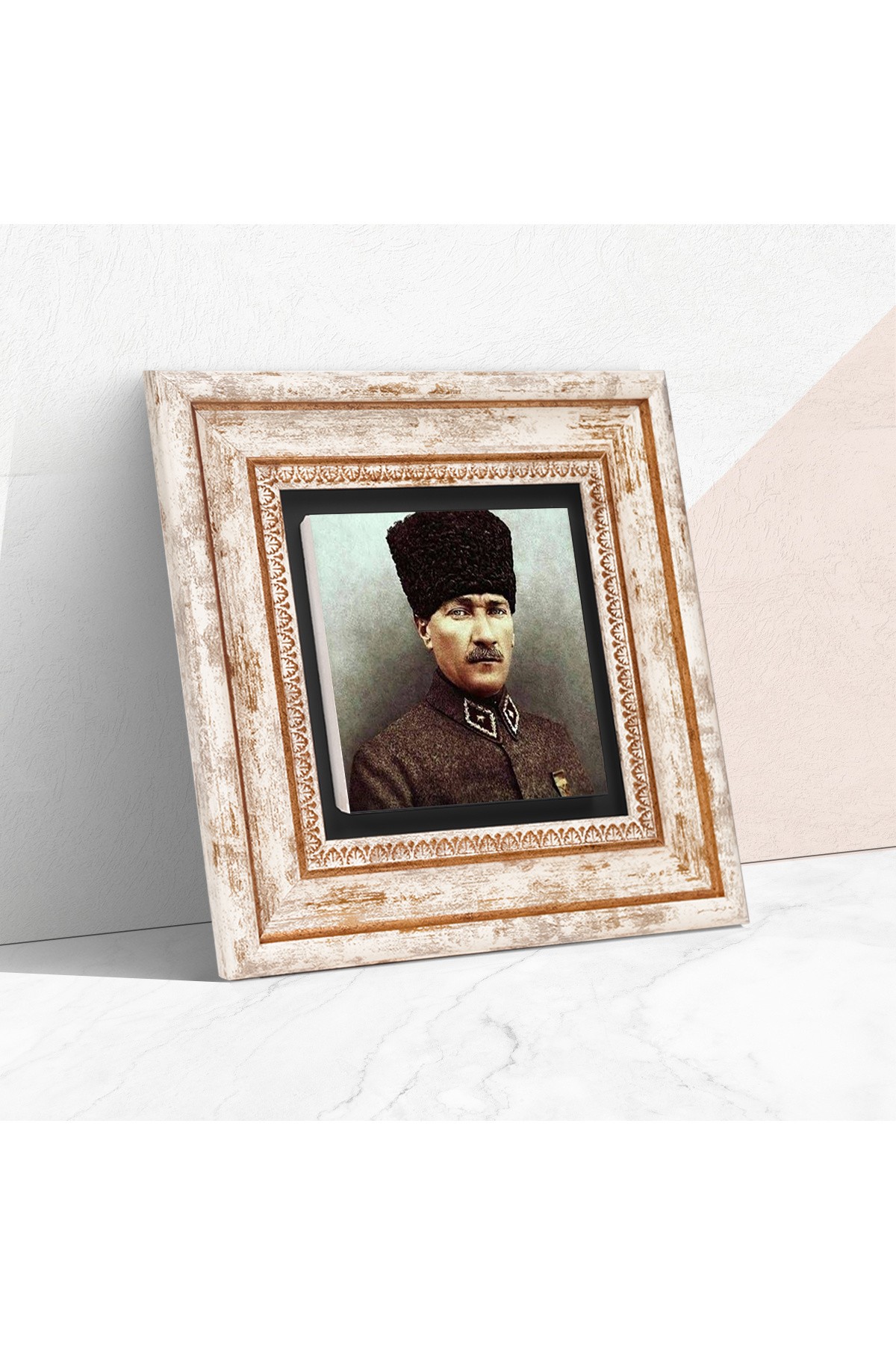 Ataturk Stone Wall Painting Framed Wall Decoration Wall Art