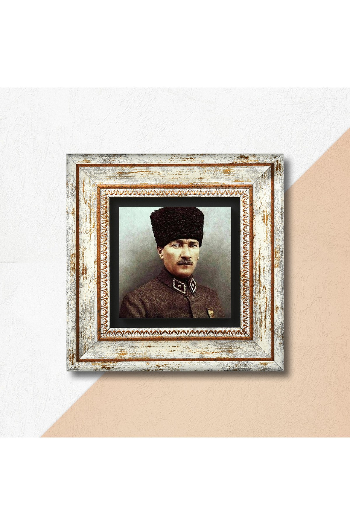 Ataturk Stone Wall Painting Framed Wall Decoration Wall Art