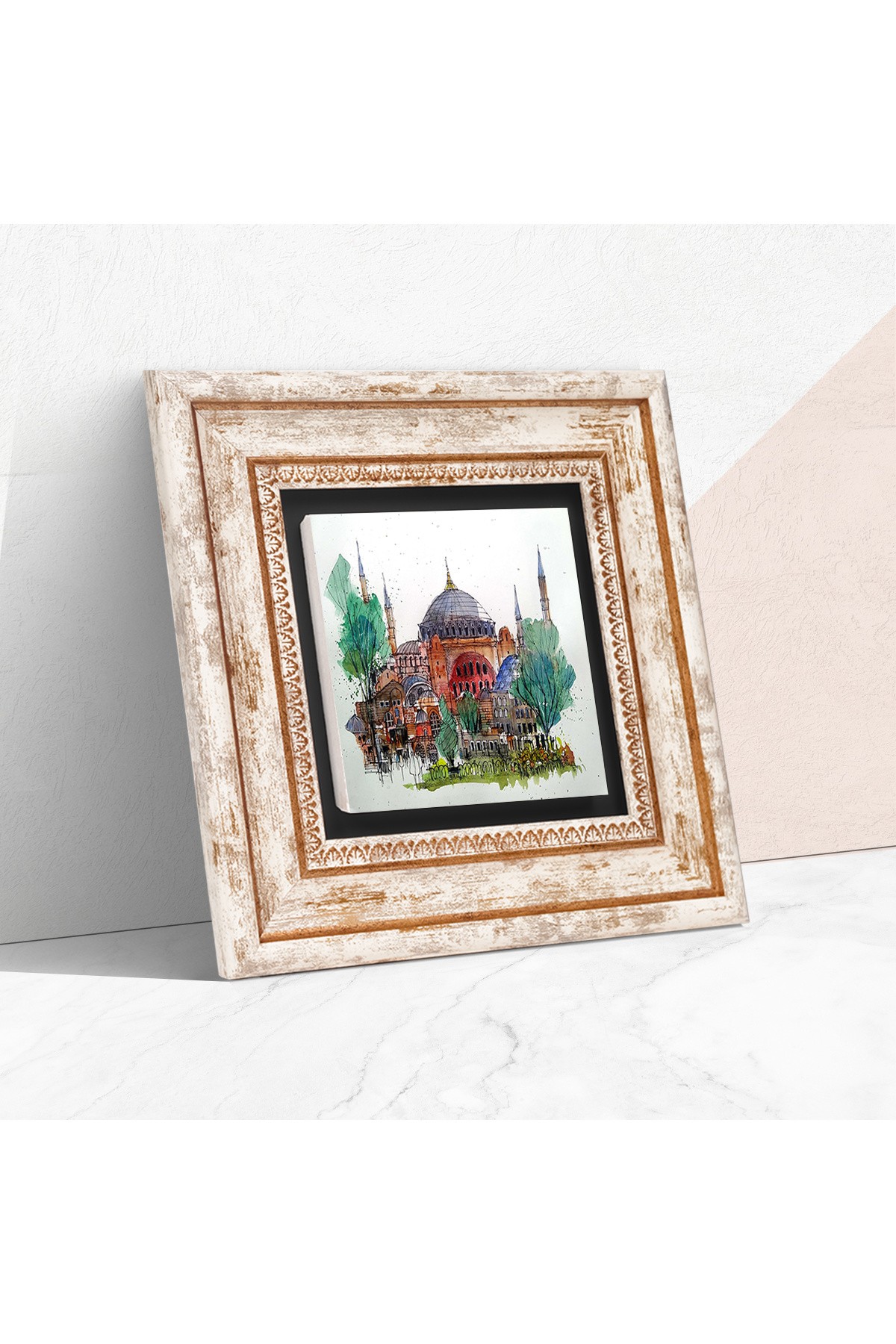 Istanbul Hagia Sophia Stone Wall Painting Framed Wall Decoration Wall Art