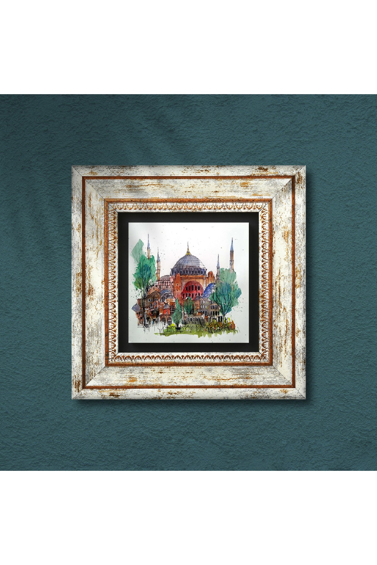 Istanbul Hagia Sophia Stone Wall Painting Framed Wall Decoration Wall Art