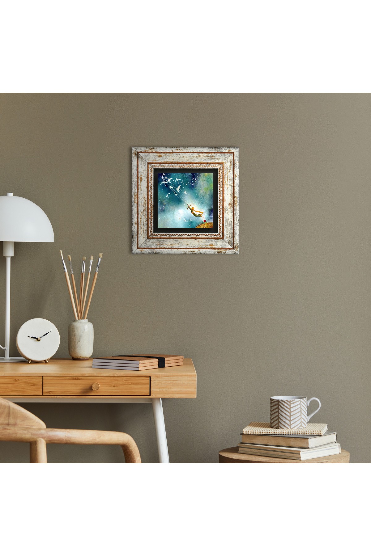 The Little Prince Stone Wall Painting Framed Wall Decoration Wall Art