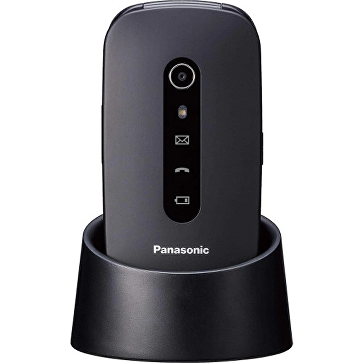 Panasonic KX-TU550EXB Katlanabilir Renkli Ekran 4G Tuşlu Siyah Cep Telefonu