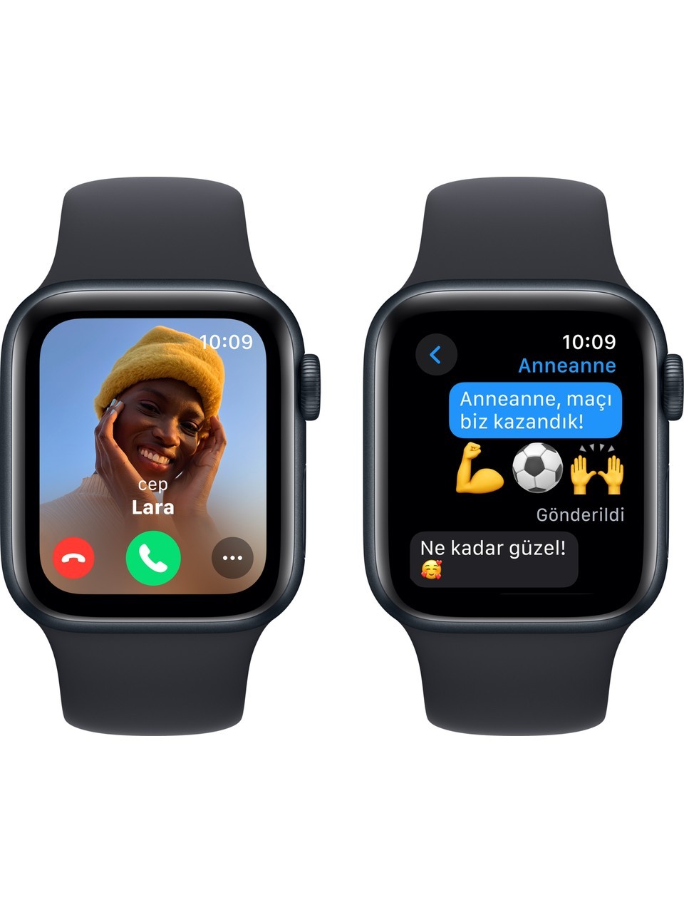 Apple Watch SE 2.Nesil (2023) GPS 40mm Midnight Aluminium Case with Midnight Sport Band - M/L