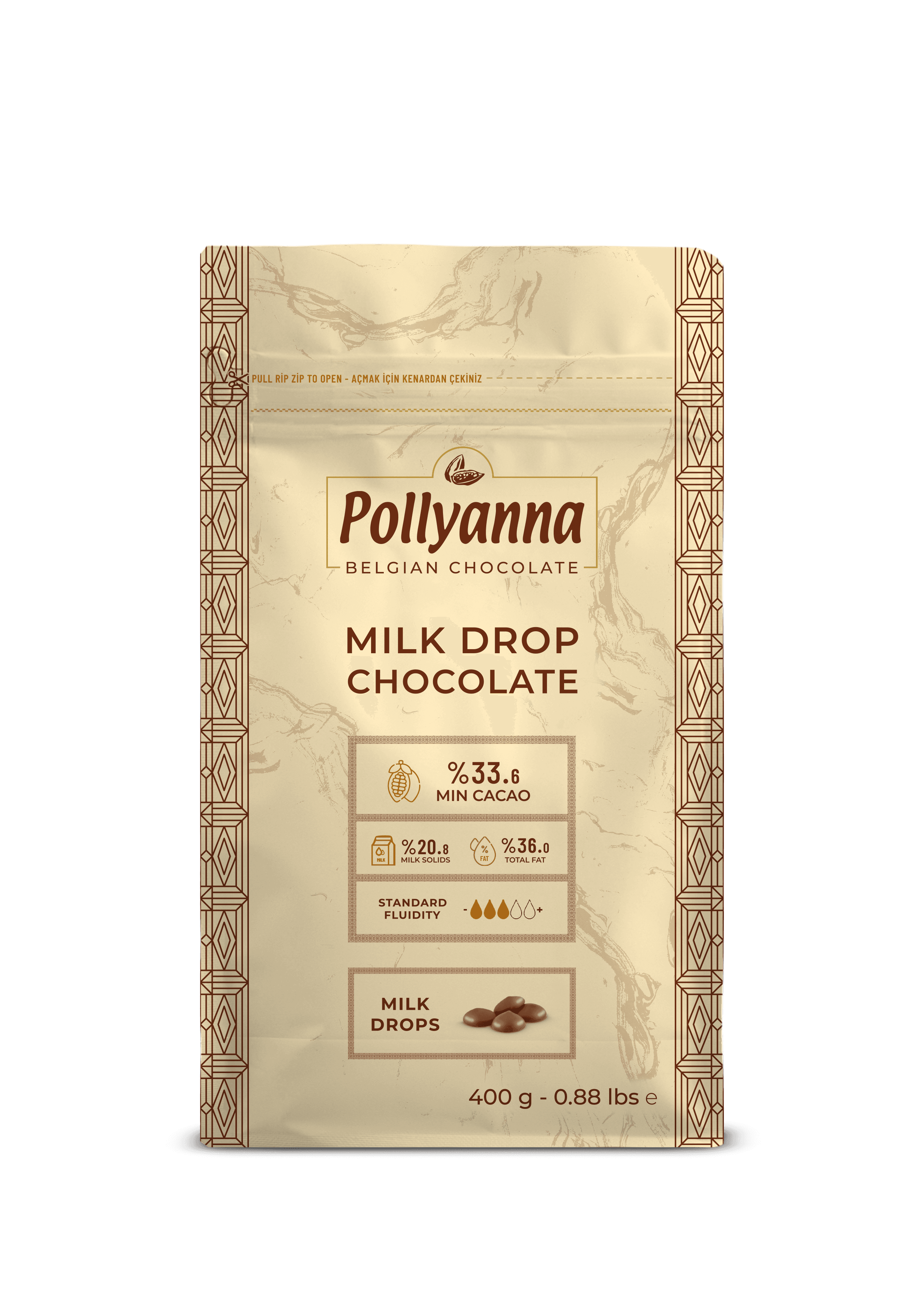Sütlü Drop Belçika Çikolatası (400 GR)