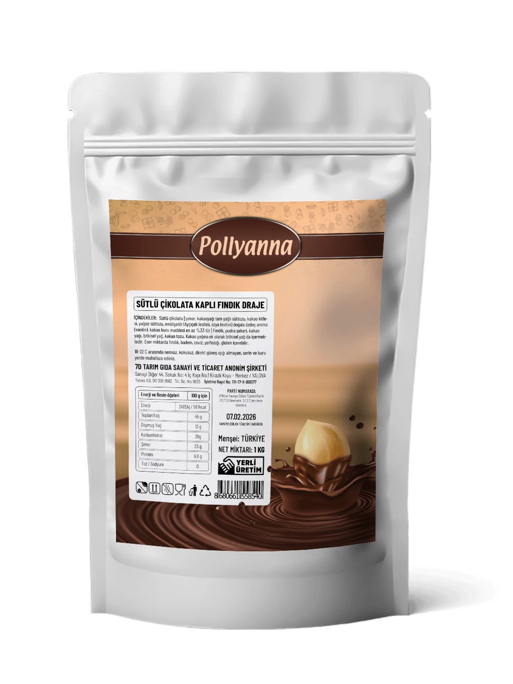 POLLYANNA FINDIKLI DRAJE (1 KG)