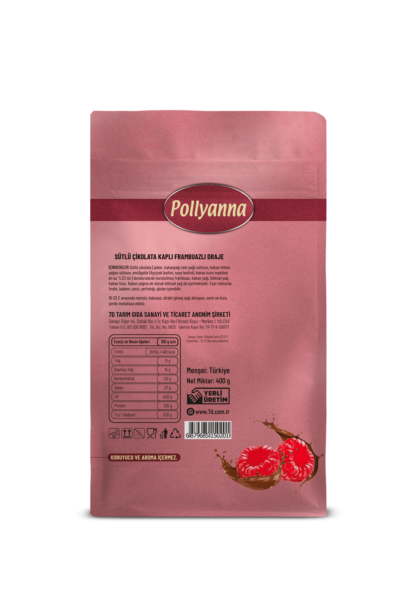 Frambuazlı Draje (400 GR)