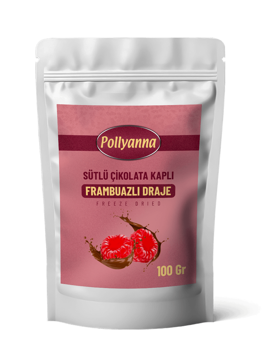 POLLYANNA FRAMBUAZLI DRAJE (100 GR)