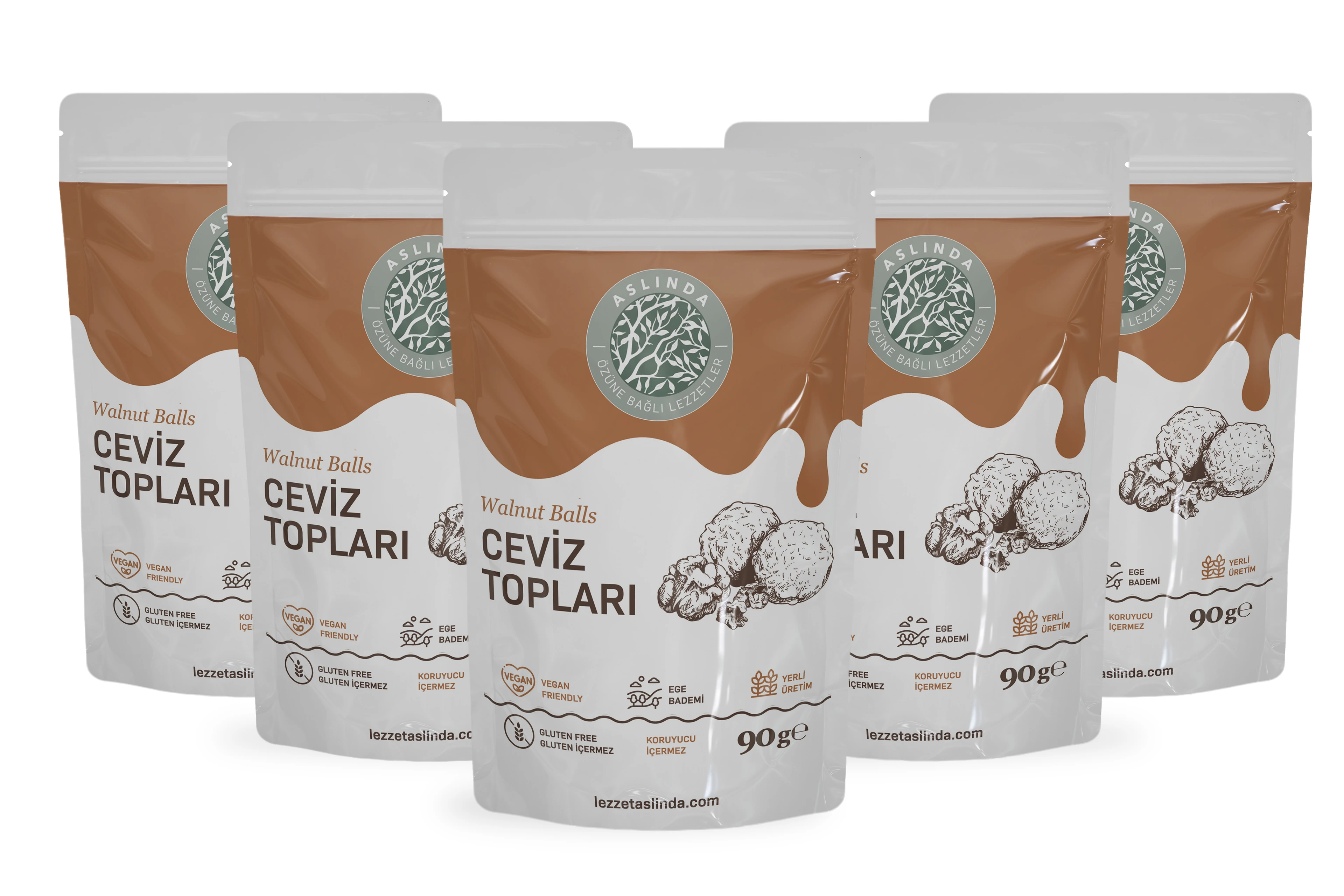 5'li 90 Gram Ceviz Topları 