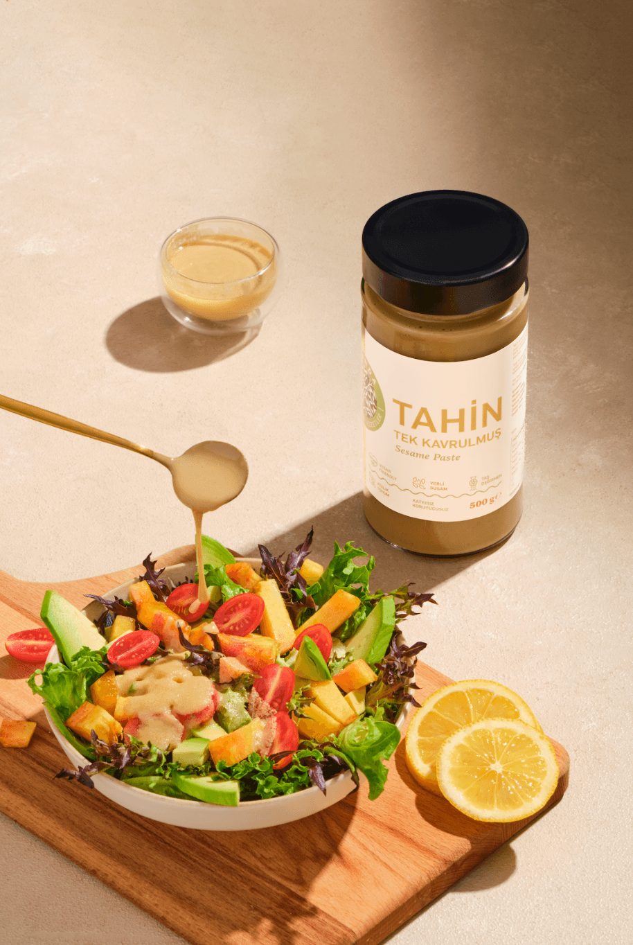Tek Kavrulmuş Tahin 500g