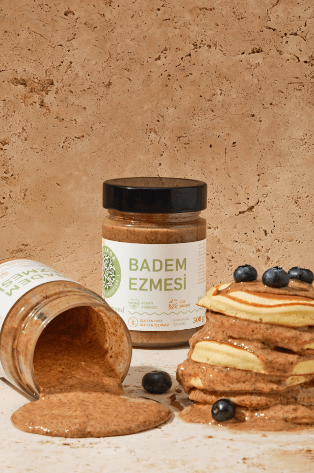 Badem Ezmesi 300 gr Şeker İlavesiz %100 Badem