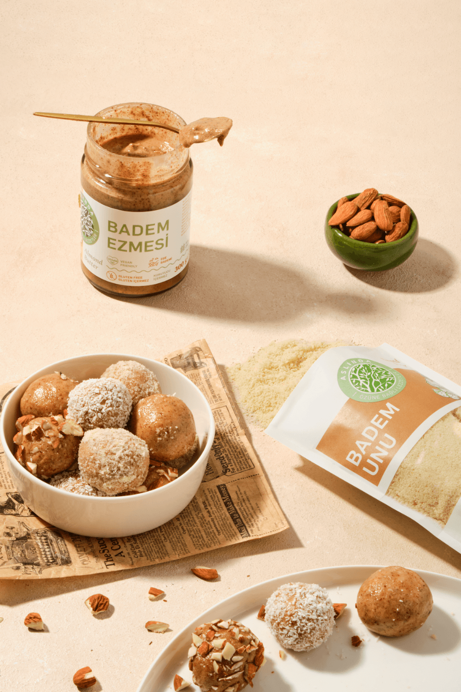 Badem Ezmesi 300 gr Şeker İlavesiz %100 Badem