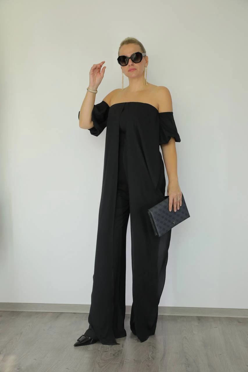 Şifon Detaylı Tulum