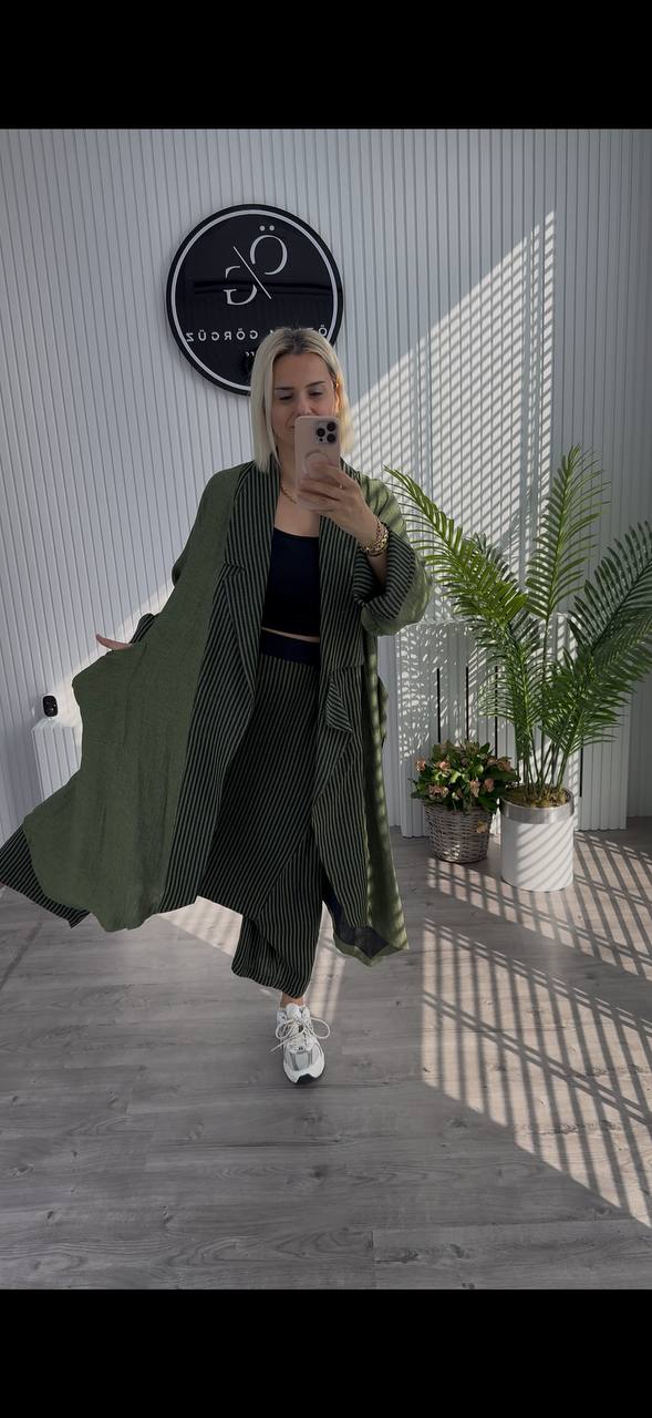 YEŞİL TUNİK ŞALVAR TAKIM