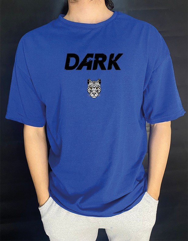 Dark Oversiz t-shirt - lacivert