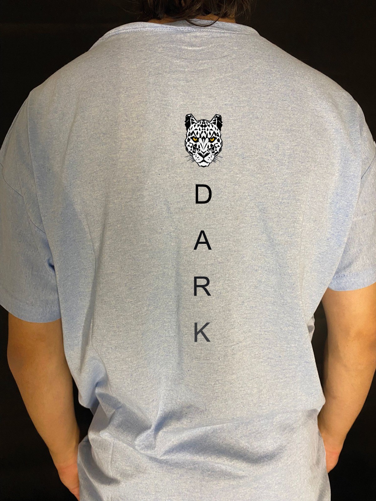 Dark Oversize t-shirt - beyaz