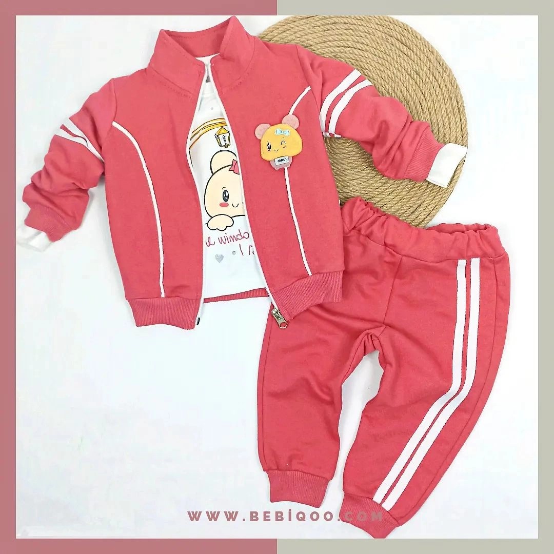 SPOR ÇİZGİLİ  HIRKALI TAKIM