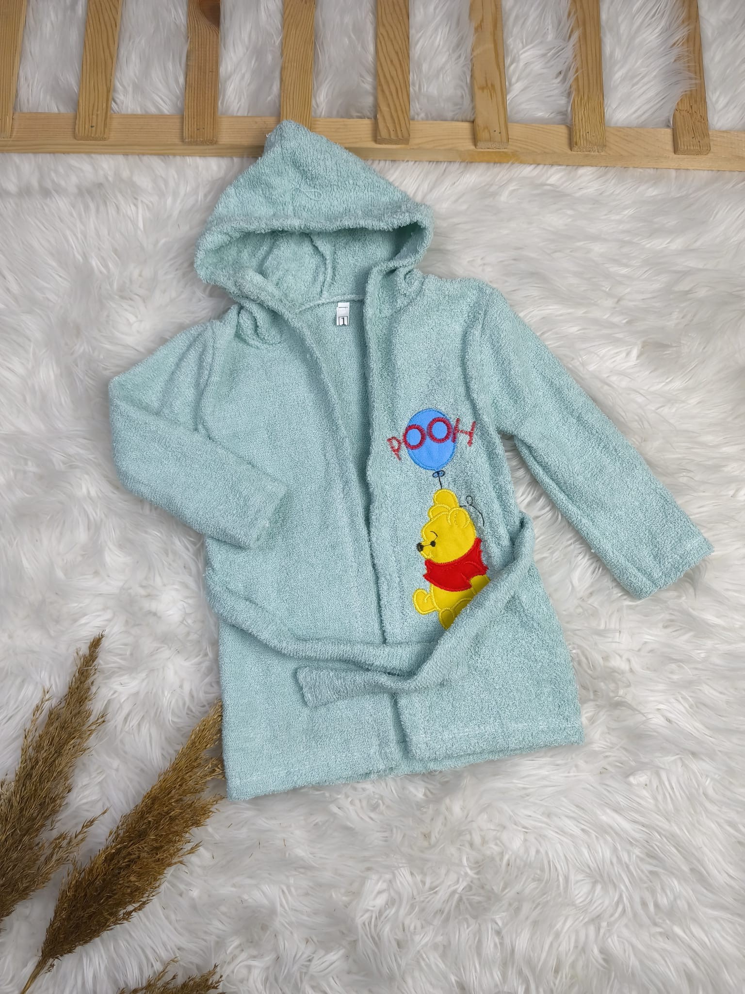 2113 POOH NAKIŞLI BEBE BORNOZ 